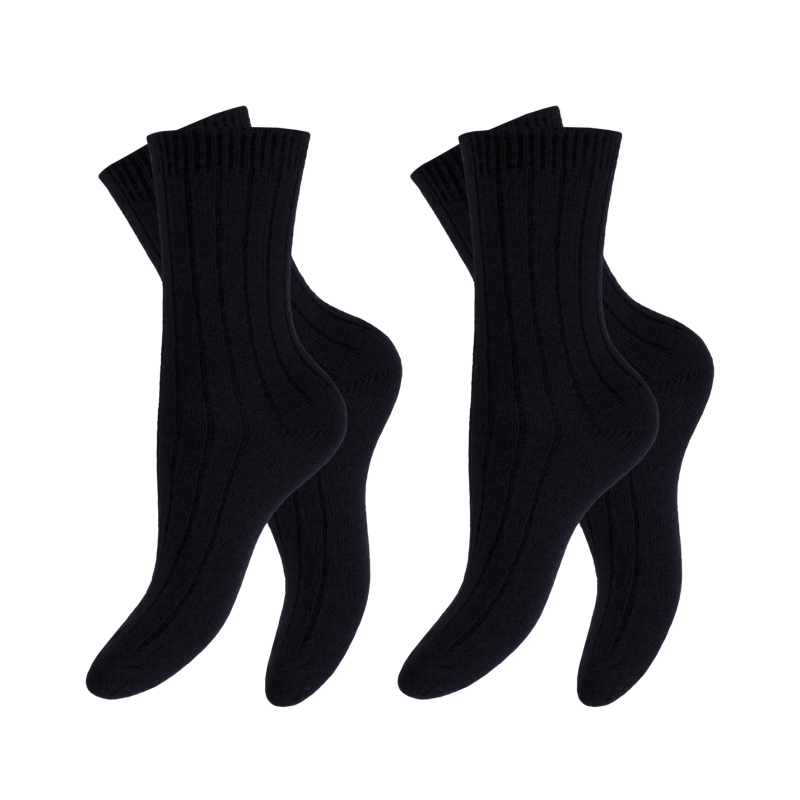 Herren-Lounge-Wear-Woll-Socken-2er