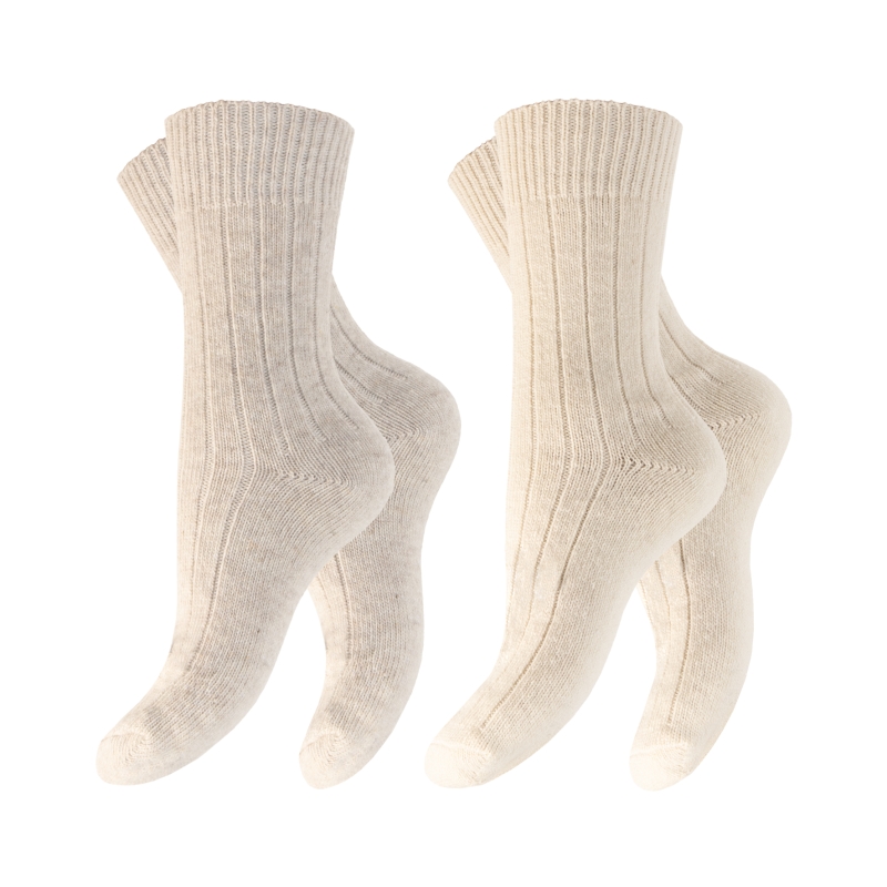 Unisex-Woll-Socken-2er-Pack