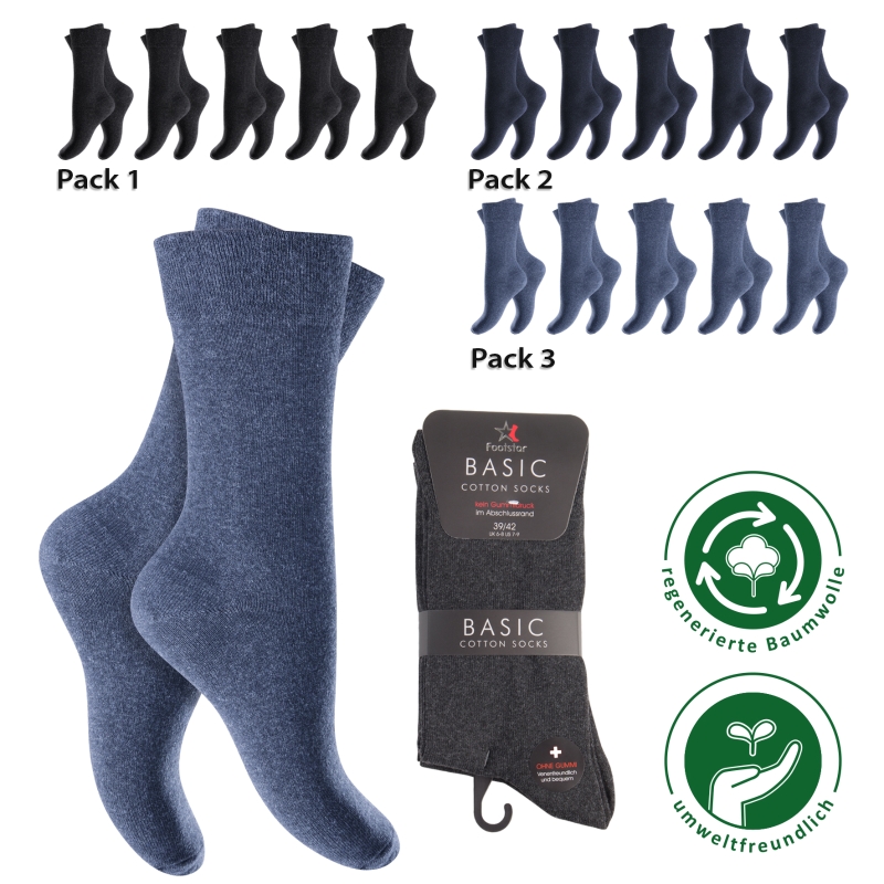 Herren-Socken-5er-Pack-BW-EL-Komfortbund-o~-Gummi