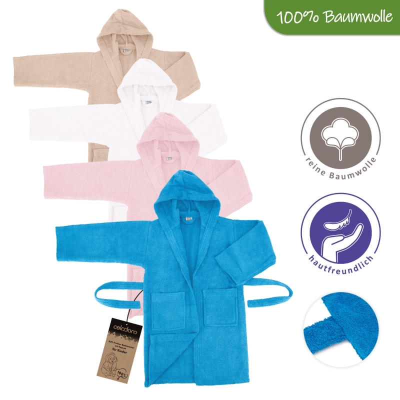 Kinder-Bademantel-mit-Kapuze