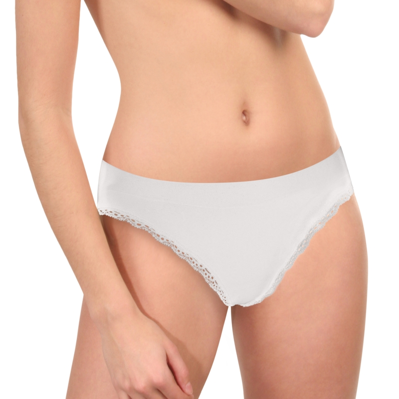 Damen-Bikinislip-2er-Pack-Seamless-Spitze-44-46