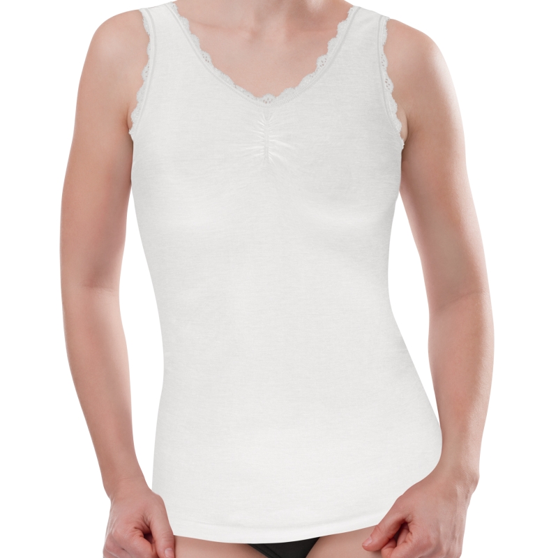 Damen-Hemd-einzeln-Seamless-Spitze-40-42