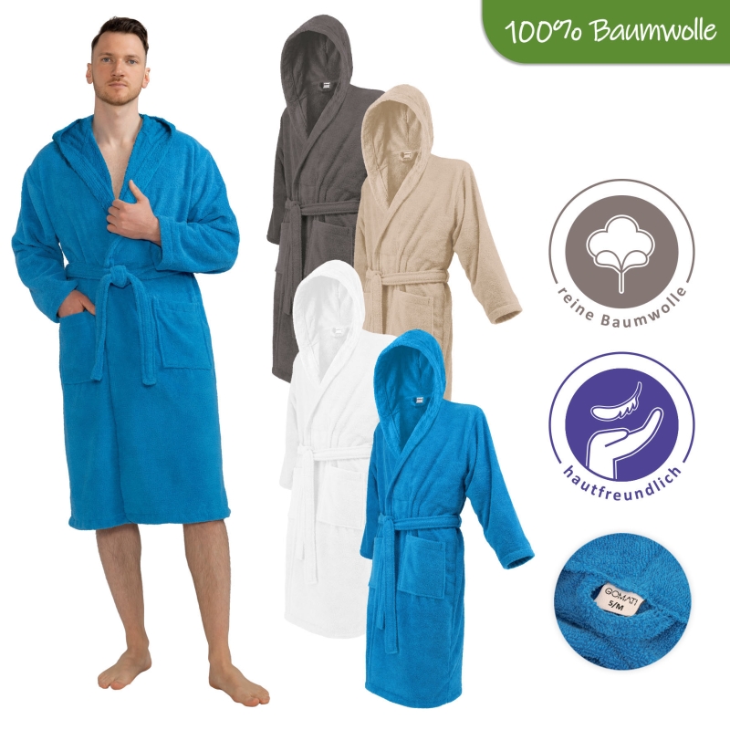 Unisex-Bademantel-mit-Kaputze