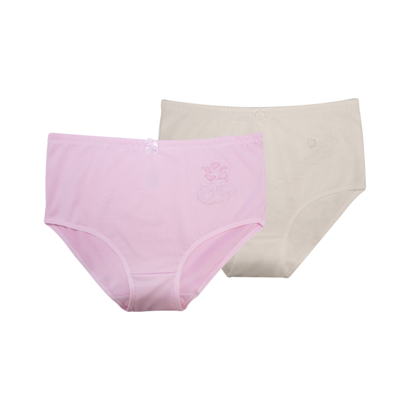 Damen-Taillenslip-2er-Pack-XL-48-50-Microfaser